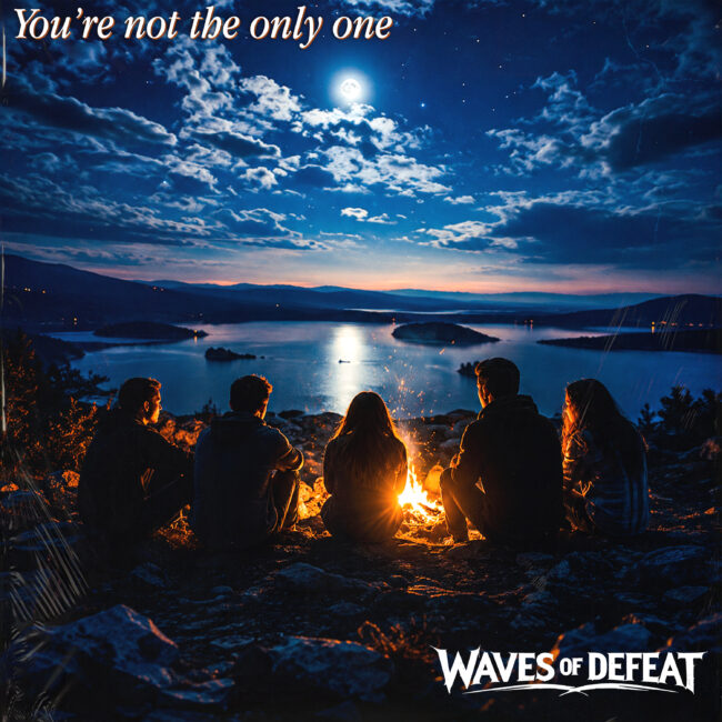 Waves of Defeat, You're Not the Only One single cover