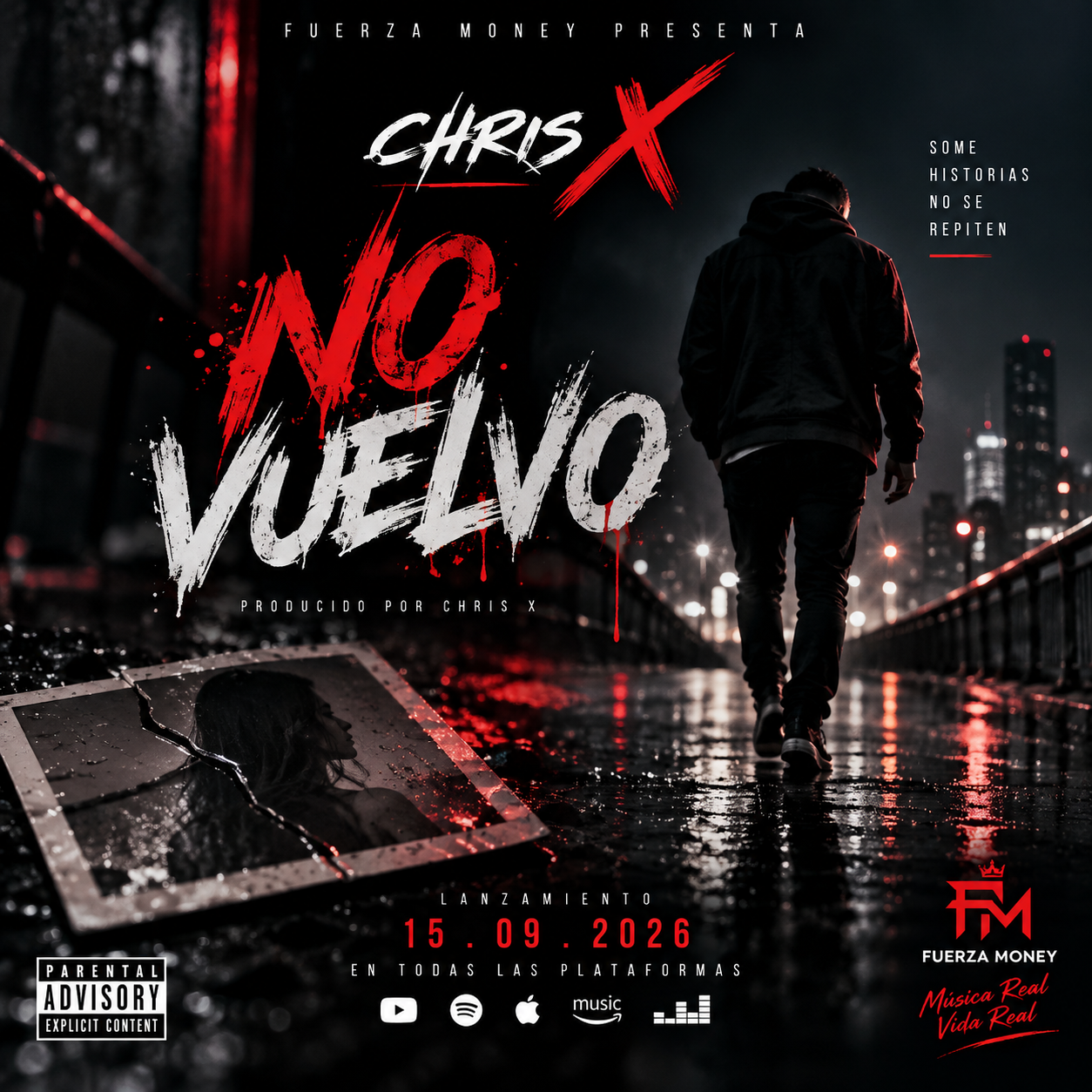No Vuelvo by Christian X, single cover